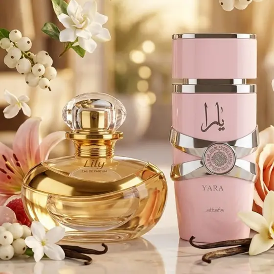 Perfumes Femininos Liillyy e Yara Eau de Parfum Alta Fixação Fragrância Doce Elegante
