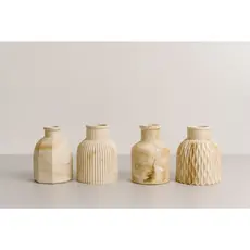 Kit com Vasos Marmorizados Decorativos