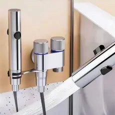 Kit Ducha Higiênica para Banheiro com Registro Angular 1/2"