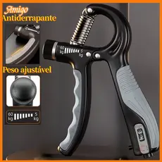 Hand Grip Ajustável 5-60KG - Kit Fortalecimento para Mãos, Braço e Antebraço-