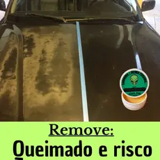 Cera ALIEN IND Polimento Queimado Riscos Polimento Carnauba Auto Brilho