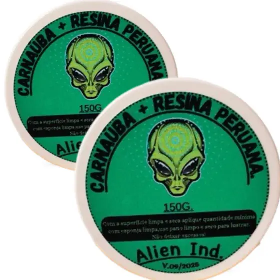 Kit 2 Ceras ALIEN IND Espelhamento Cerâmico Tira Riscos Repele Água