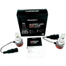 Kit Lâmpada Super Led Red Line H27 8000 Lumens 6000k Onnix H27 Prata Branco-frio