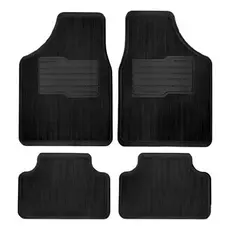 Tapete Universal Carro Borracha Grossa Pvc Automotivo Preto
