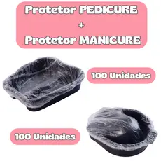 Kit Protetor de bacia MANICURE + Protetor de bacia PEDICURE Descartáveis
