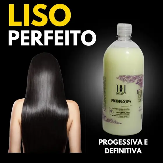 Progressiva LISO PERFEITO Marroquina de Alta Performance 5D | Hidrata Condiciona Profundamente