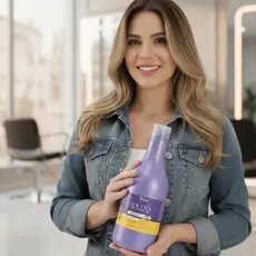 💎 Escova de Cristal Blond Heitor – Cabelos Lisos, Brilhantes e com Efeito Espelhado!