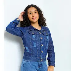 Jaqueta Jeans Menina Premium 4 ao 16
