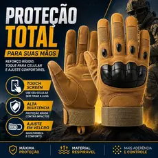 Luva Militar Tática com Reforço Rígido Térmica Resistente Confortável Tamanho Único