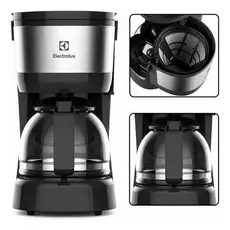 Cafeteira Elétrica ECM20 30 Xícaras Efficient Função Manter Aquecido Cor Inox Preta Electrolux
