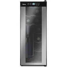 Adega Philco 12 Garrafas Display Digital Preta – Bivolt