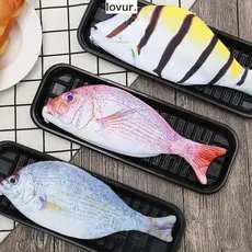 Lápis LOVUR Em Forma De Peixe Saco De Cosméticos Armazenamento Material Escolar