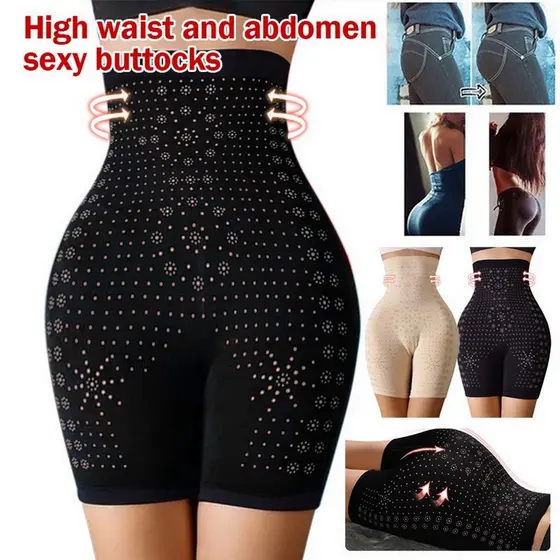 Plus Size 40Kg-80 Calças De Queima De Gordura Shaping Cintura Alta Corpo Underwear Sem Costura Controle Abdômen Shaper T