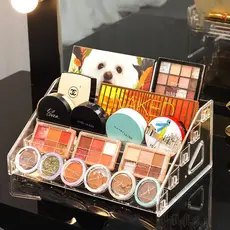 Porta Paleta Organizador De Maquiagem blush Sombra Acrílico 7 Camadas