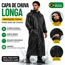 Capa de Chuva Impermeável Leve Portátil para  Resistente à Água Moto e Bicicleta,Tamanho Único