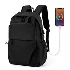 Mochila casual Masculina/Bolsa De Viagem Com interface USB E À Prova D'água