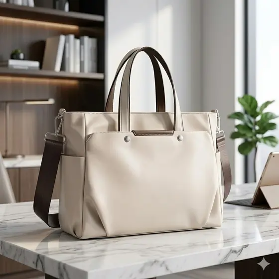 Bolsa Feminina Satchel Pasta Tote De Ombro + Carteira Feminina-Alça de Ombro Removível