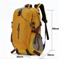 Mochila Cargueira  40L Impermeável Para Trilha Acampamento Viagem c/ Capa de Chuva
