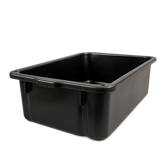 Caixa plástica organizadora ou caixa de massa resistente 40 L ou caixa de areia