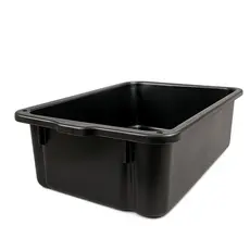 Caixa plástica organizadora ou caixa de massa resistente 40 L ou caixa de areia