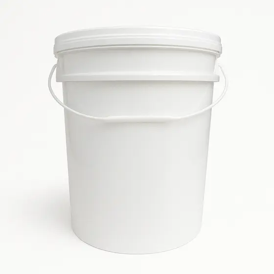Balde plástico branco alimentício atóxico hermético 3,6L/5L
