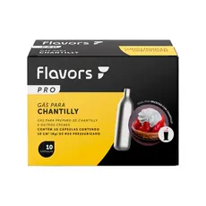 Kit Cápsula de Gás 30 unidades Para Chantilly Espuma Sobremesa Drinks Garrafa Sifão