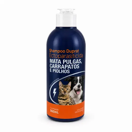 Shampoo Antiparasitário para Cães e Gatos - 500ml