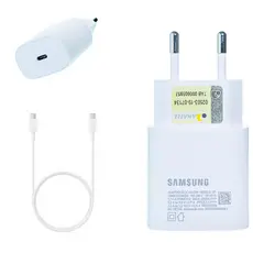 Carregador Original Samsung Super Turbo A53 A54 A55 A56 S23+ S24 Ultra A14 A15 A16 A24 A25