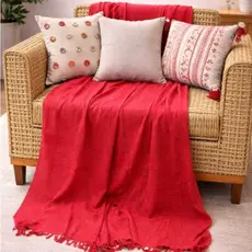 Mantas para sofá 100% algodão, tamanho 2,10x1,20, beleza e conforto para sua casa.