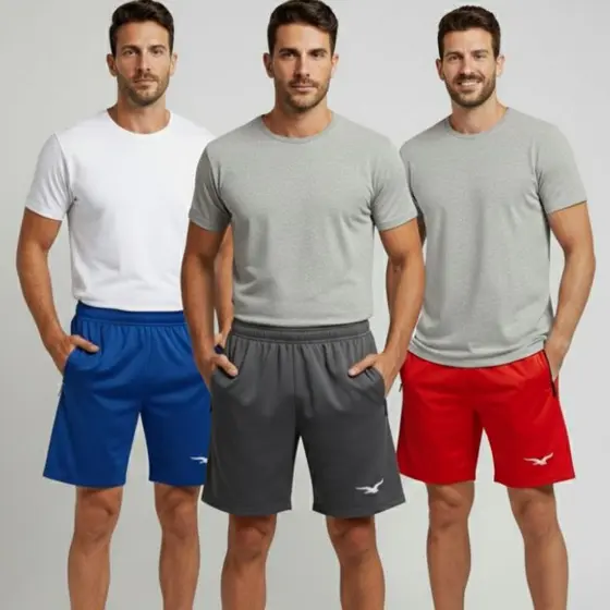 Kit 3 Bermudas Masculinas Diversos Kits e Cores  Pronta Entrega  Envio Imediato Origins