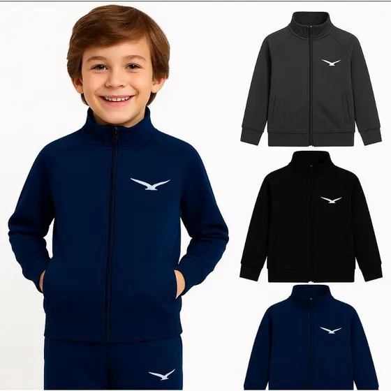 Jaqueta Chimpa Infantil S/ Capuz Origin's