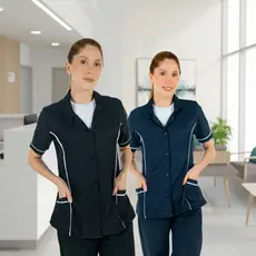 Jalecos Para Copeira Babá Elegante Confortável Premium