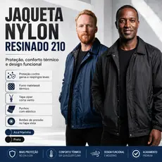 Japona Forrada Jaqueta Nylon Masculino Para Inverno Rigoroso Premium