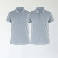 Kit 2 camisa polo masculina camiseta premium Piquet poliester