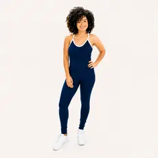 Macacão Fitness Sculpt – Contraste Branco- Lr Infinity