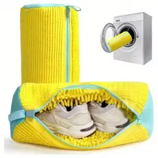Bolsa para Lavar Tênis na Máquina, Saco de Lavagem em Microfibra, Proteção para Calçados, AVIBES