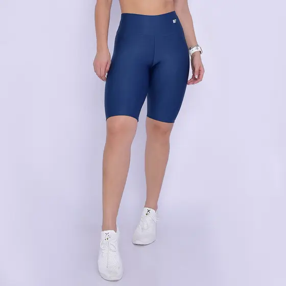 Bermuda Feminina Suplex Cintura Alta Academia