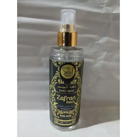 Fragrância Oriental Zafran Blak  Intensa e Frescor Prolongado