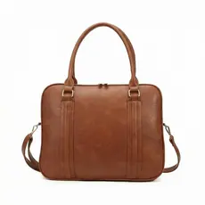Bolsa para Notebook Feminina Couro PU Elegante Pasta Executiva Trabalho Escritório