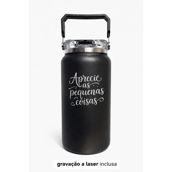 Garrafa Térmica Inox 1,2 Litros – Personalizada a Laser