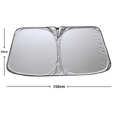 Viseira solar dianteira do carro protetor solar isolamento térmico proteção UV capa protetora solar Universal
