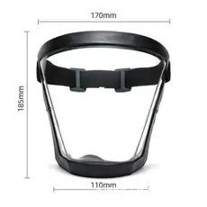 Máscara Transparente com 10 Filtros PM2.5 | Reutilizável e Lavável