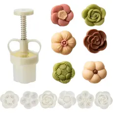 Conjunto Premium de Moldes para Doces com Estampas Florais — Para Confeitaria Sofisticada