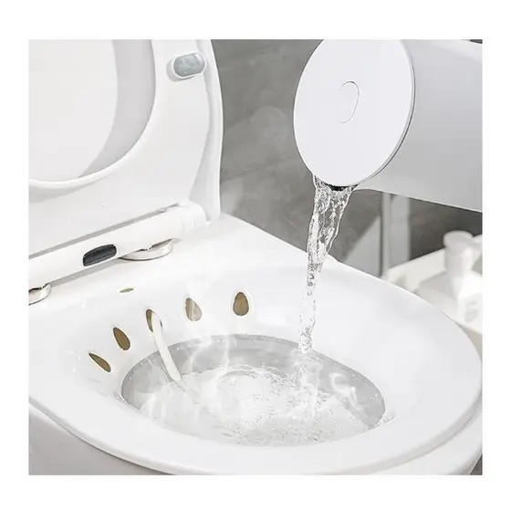 Bacia de Banho Íntimo com Jato – Assento Higiénico Prático para o Dia a Dia