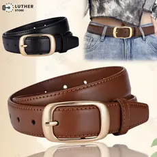 Cinto de Couro Simples - Cinto Masculino/Feminino em Preto e Marrom