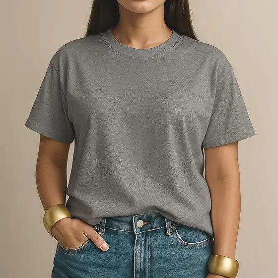 Camisa Feminina 100% Algodão Básica Premium Estilo Casual Dia a Dia Trabalho Academia Conforto Moda
