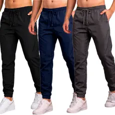 Calça Tactel Masculina Para Academia Corrida Caminhada Esporte Confortável Secagem Rápida