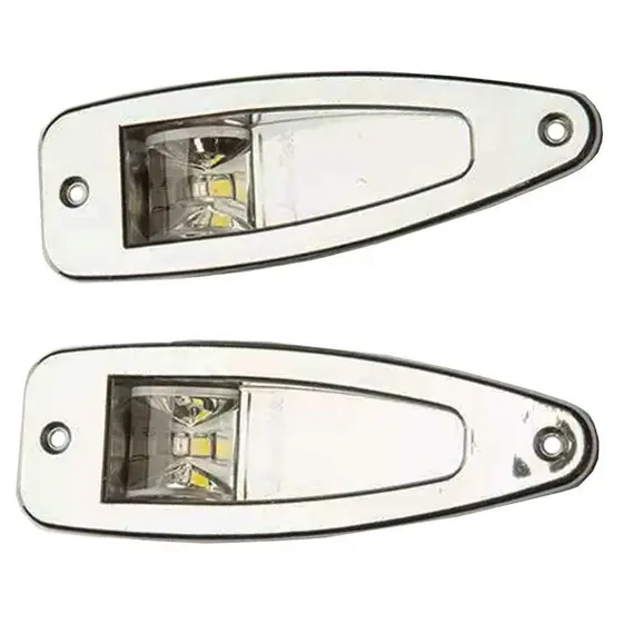 Luz Navegacao Tubarão Abs Metalizado Led Arieltek