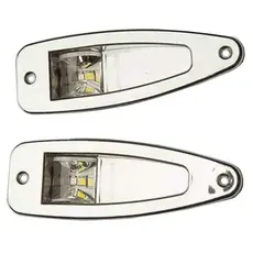Luz Navegacao Tubarão Abs Metalizado Led Arieltek