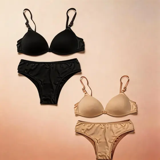 Kit 2 Conjunto Infantil Menina Moça Calcinha E Sutiã De Bojo Liso Básico Juvenil Adolescente
